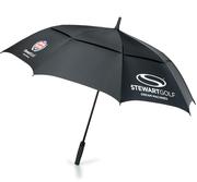 Stewart Golf Umbrella - Black / Silver